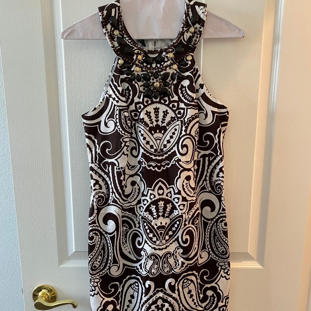 INC International Concepts - Beaded Sleeveless Summer Dress - Size 4